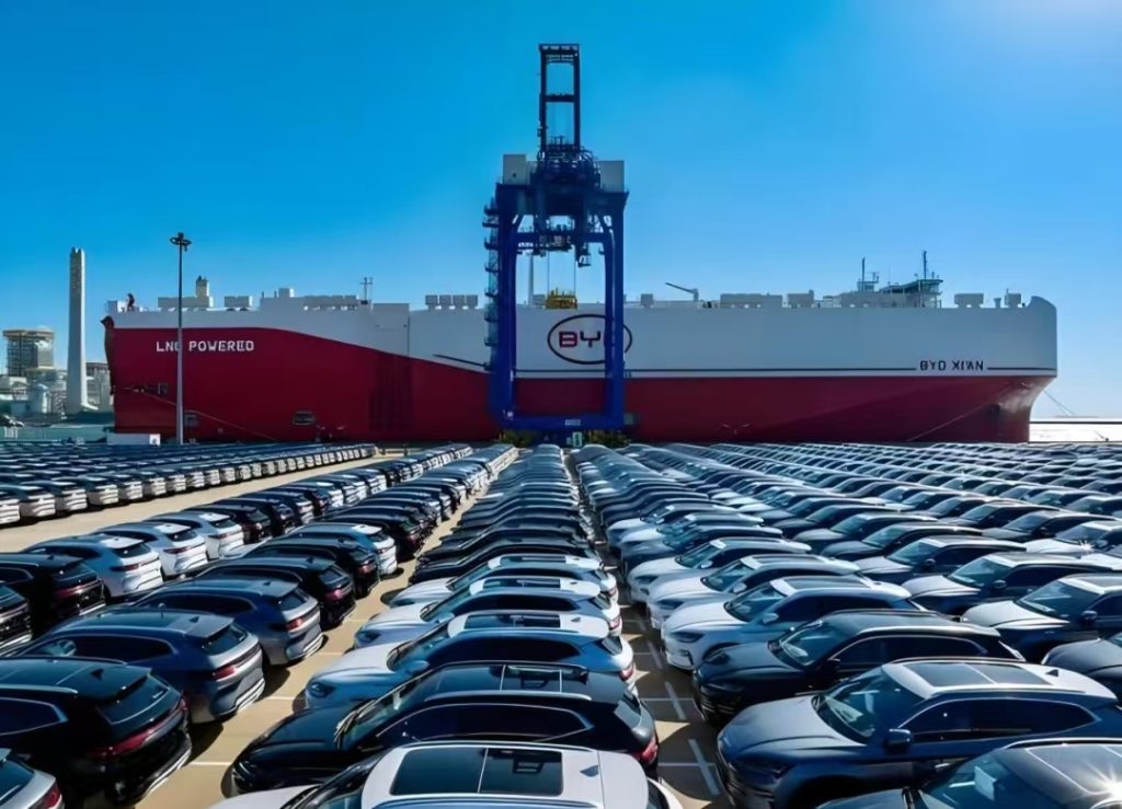 byd auto export